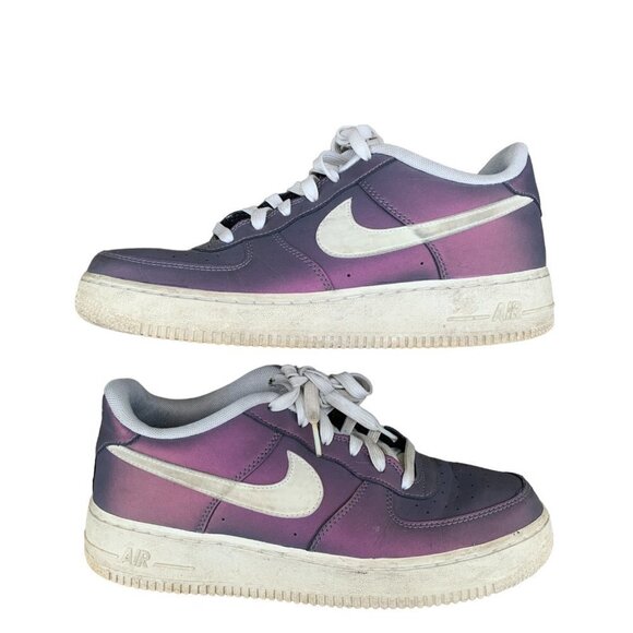 Rare 2016 Nike Air Force 1 Low LV8 'Iridescent Still Blue' Size 7 - Picture 6 of 9